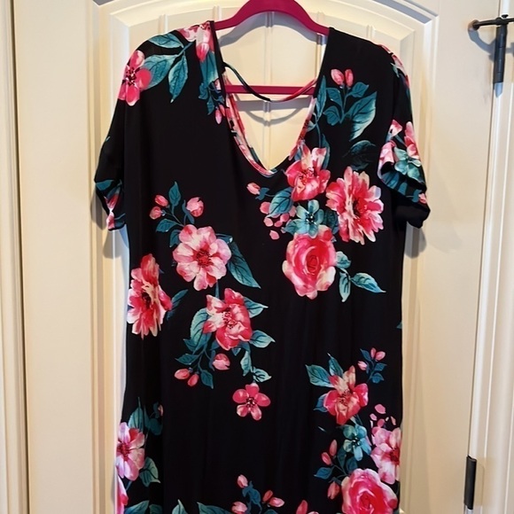 BUNDLE of two V-neck Long soft casual maxi dresses size XXL - Picture 3 of 15